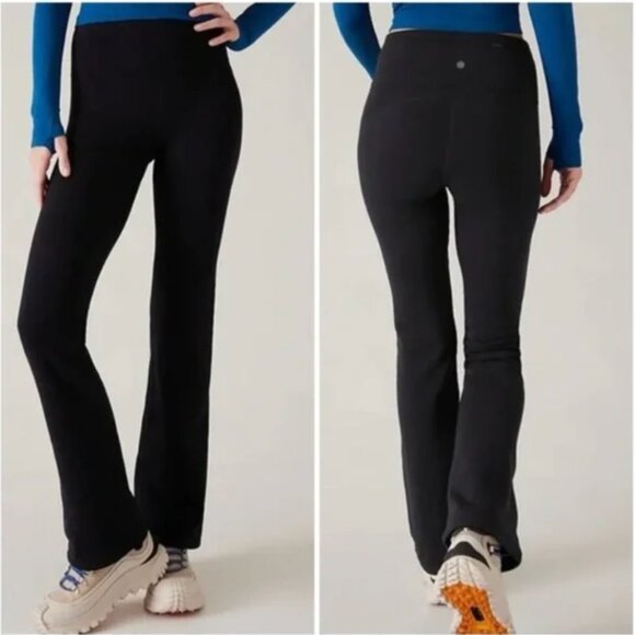 ATHLETA Altitude Pant in POLARTEC Power Stretch 486188 in Black L - Picture 1 of 13